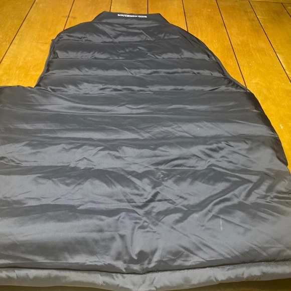 Southern Tide Duck Down Puffer Zip Winter Vest Navy Large EUC - Picture 14 of 16